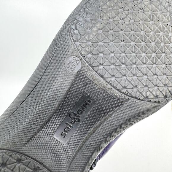 SOLE TERRA 'Lark Boot 2' Eggplant Purple Leather Ankle Boots - Picture 10 of 10